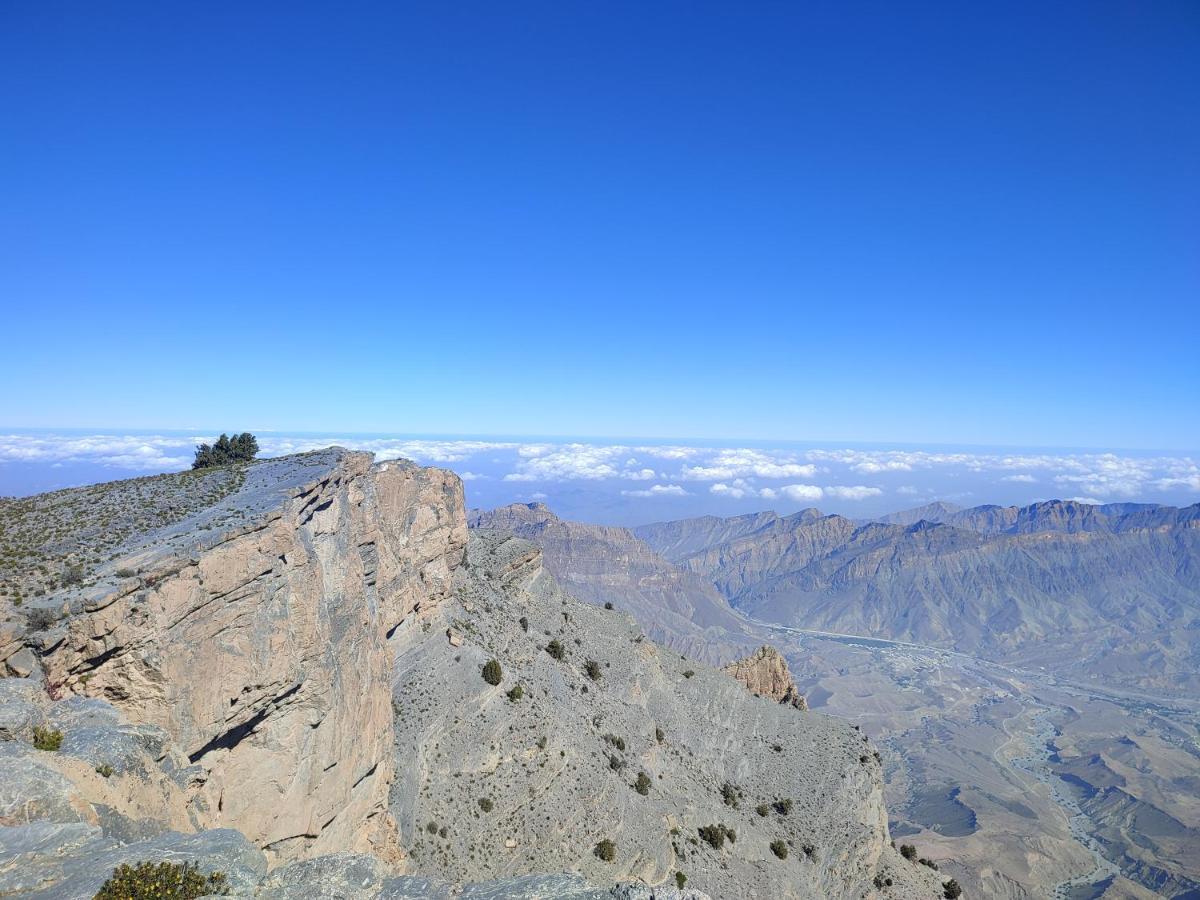 Stone rest house jebel shams Al Ḩamrāʼ Buitenkant foto