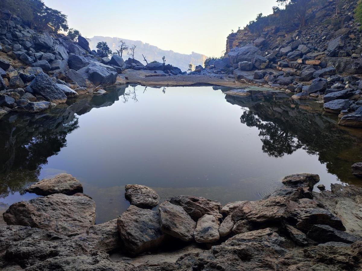 Stone rest house jebel shams Al Ḩamrāʼ Buitenkant foto