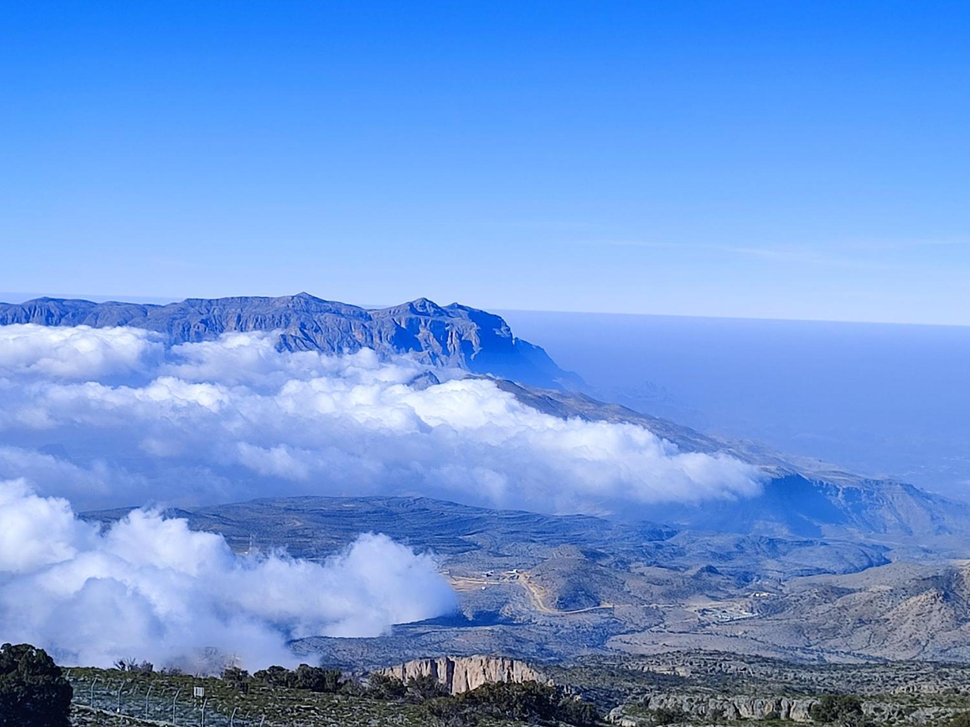 Stone rest house jebel shams Al Ḩamrāʼ Buitenkant foto