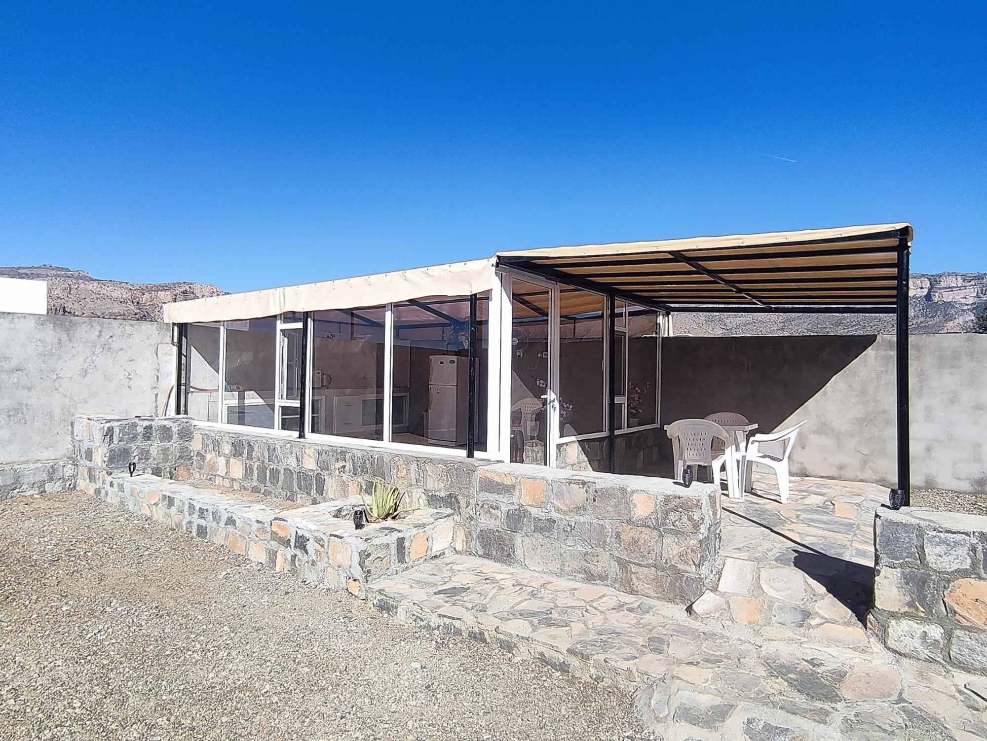 Stone rest house jebel shams Al Ḩamrāʼ Buitenkant foto