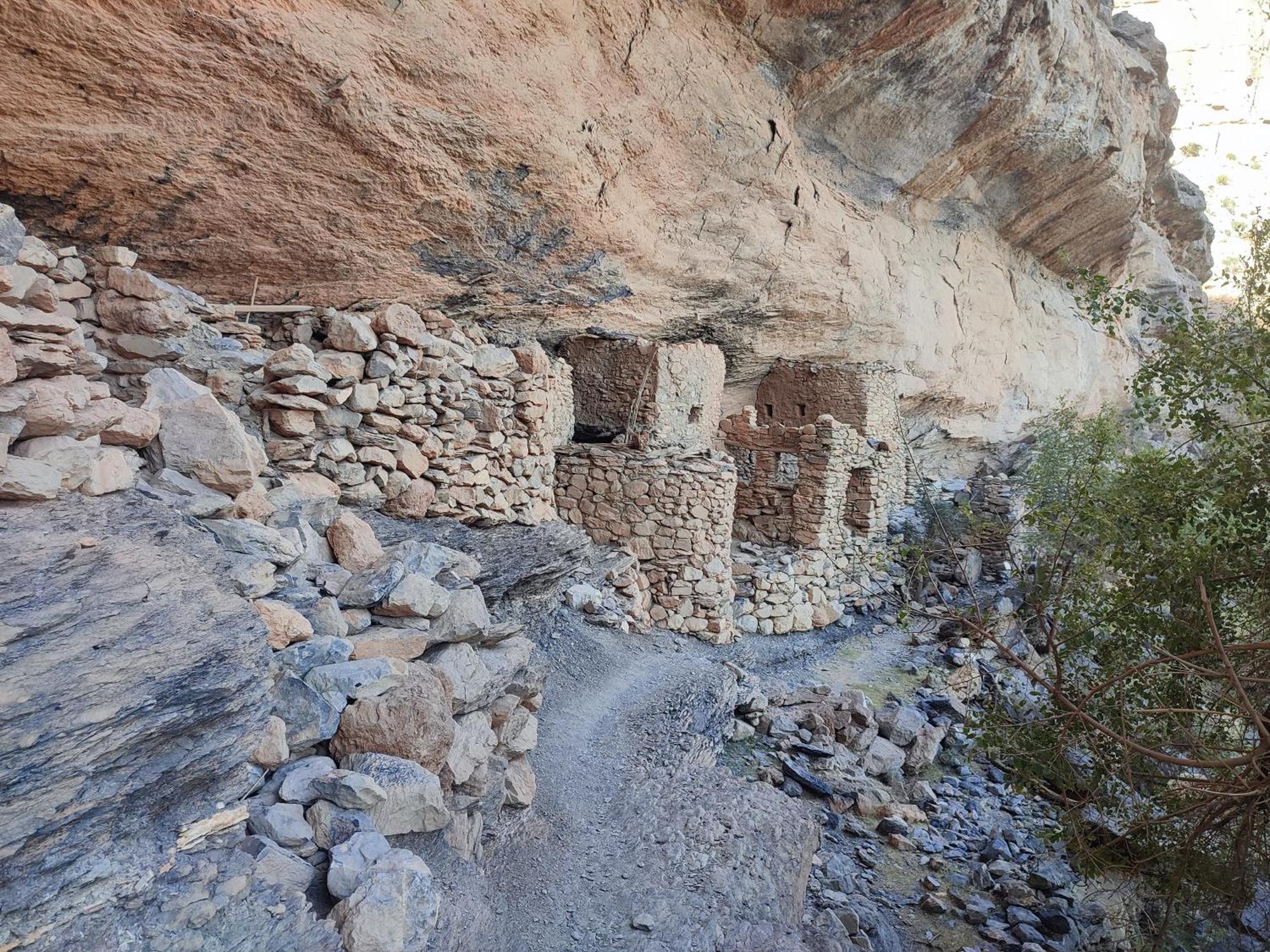 Stone rest house jebel shams Al Ḩamrāʼ Buitenkant foto