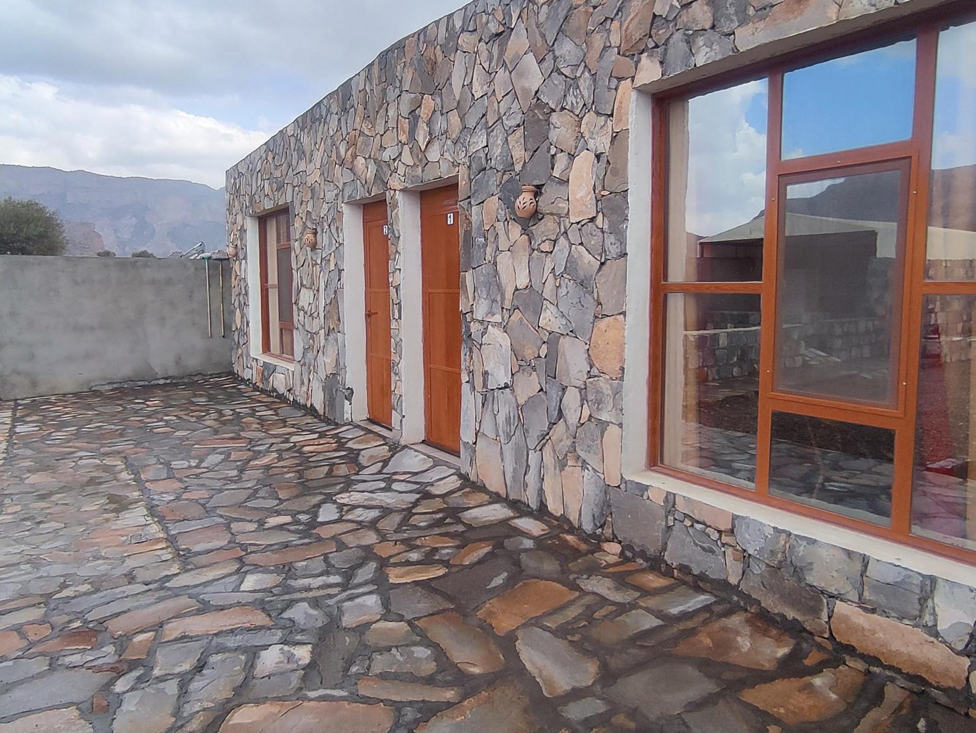 Stone rest house jebel shams Al Ḩamrāʼ Buitenkant foto