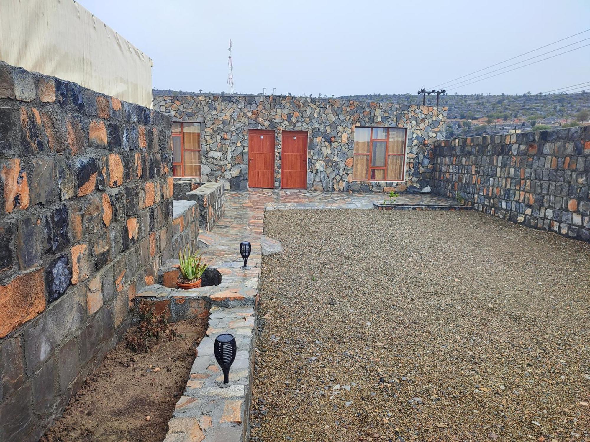 Stone rest house jebel shams Al Ḩamrāʼ Buitenkant foto